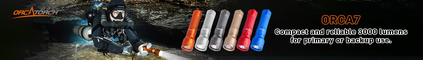 OrcaTorch Orca7 Dive Light