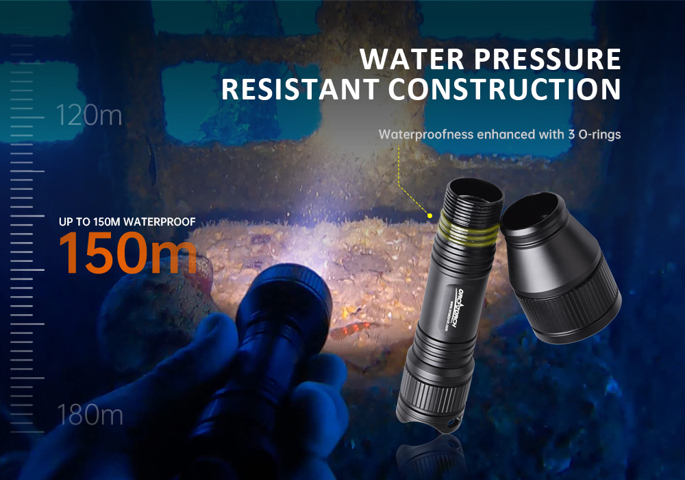 Orca Torch D550 Dive Light