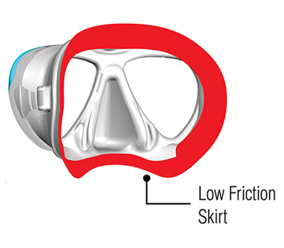 TUSA Intega Mask with Black Silicone