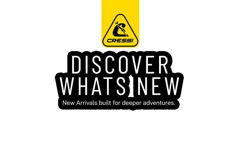 Cressi New Arrivals | Dive Regulators, Bags, Wetsuits and More