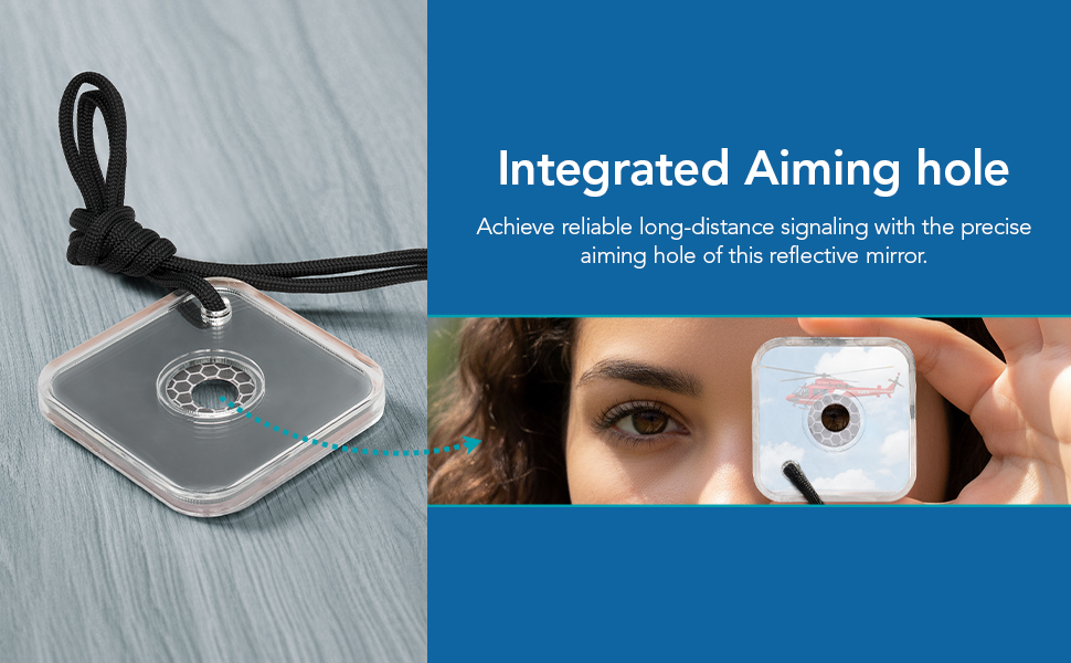 Blue Reef Signal Mirror