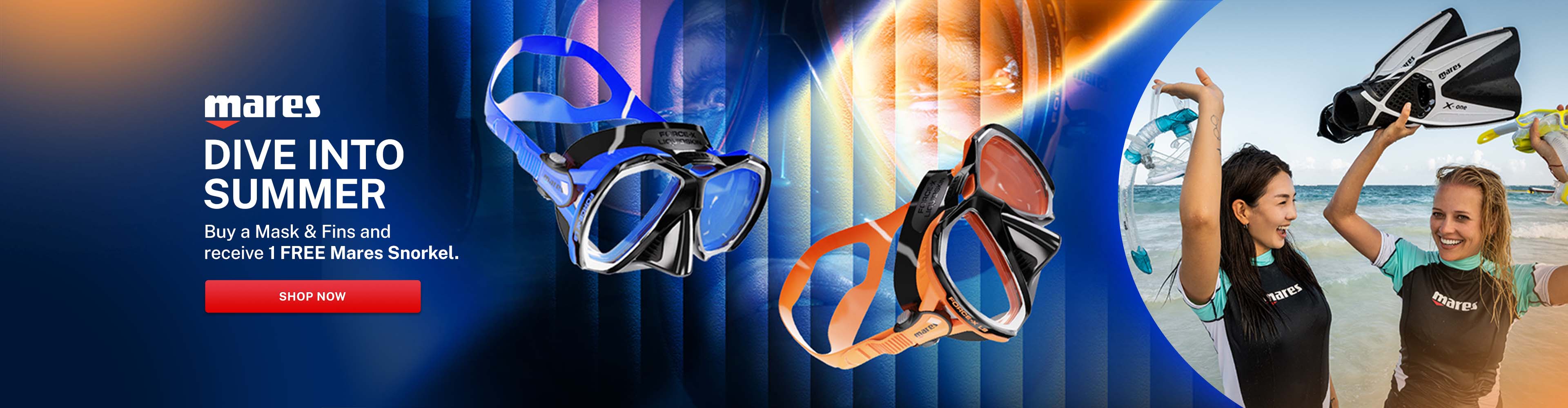 Mares Dive Into Summer with Free Snorkel