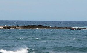 Launcher Aprroaches Island