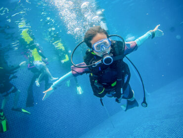 Snorkeling in a pool - By A_visual