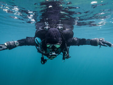 scuba diver in the sea By Petr