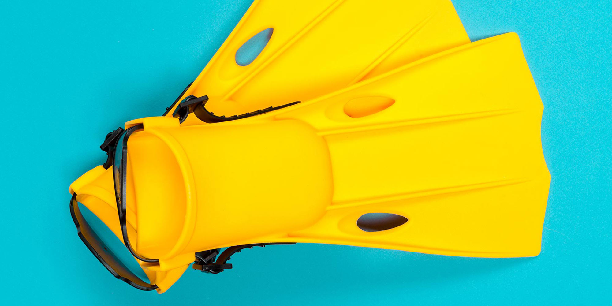 Mares Plana Avanti SuperChannel Open Heel Scuba Diving Dive Fins Yellow 