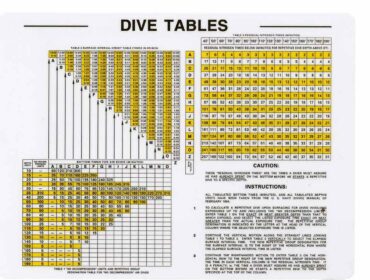 Aqua Water Proof Dive Table 6”x8” sold by LeisurePro