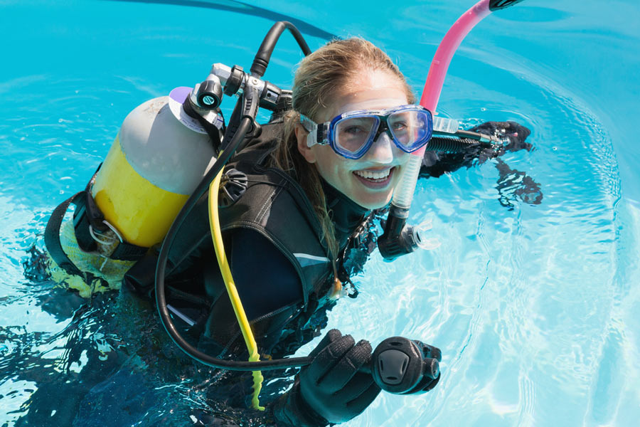 Tips for Managing Long Hair on a Dive