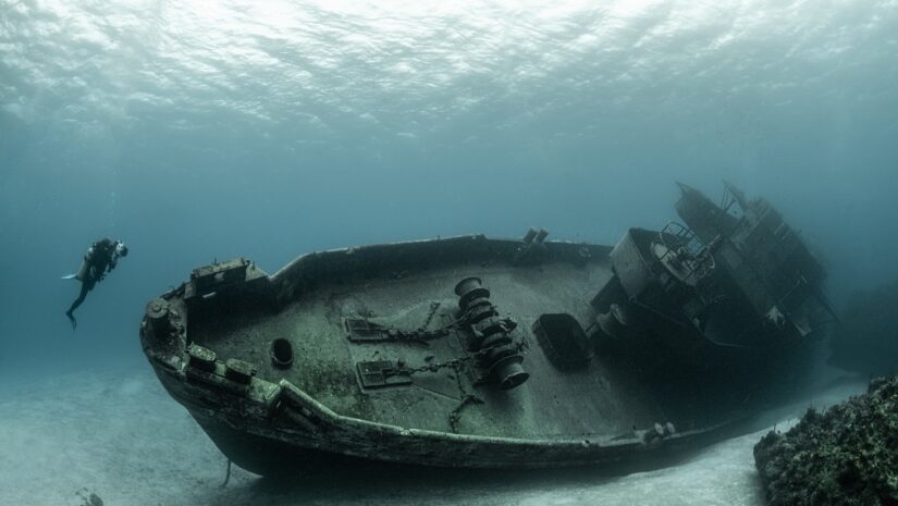 sunken ship wreck