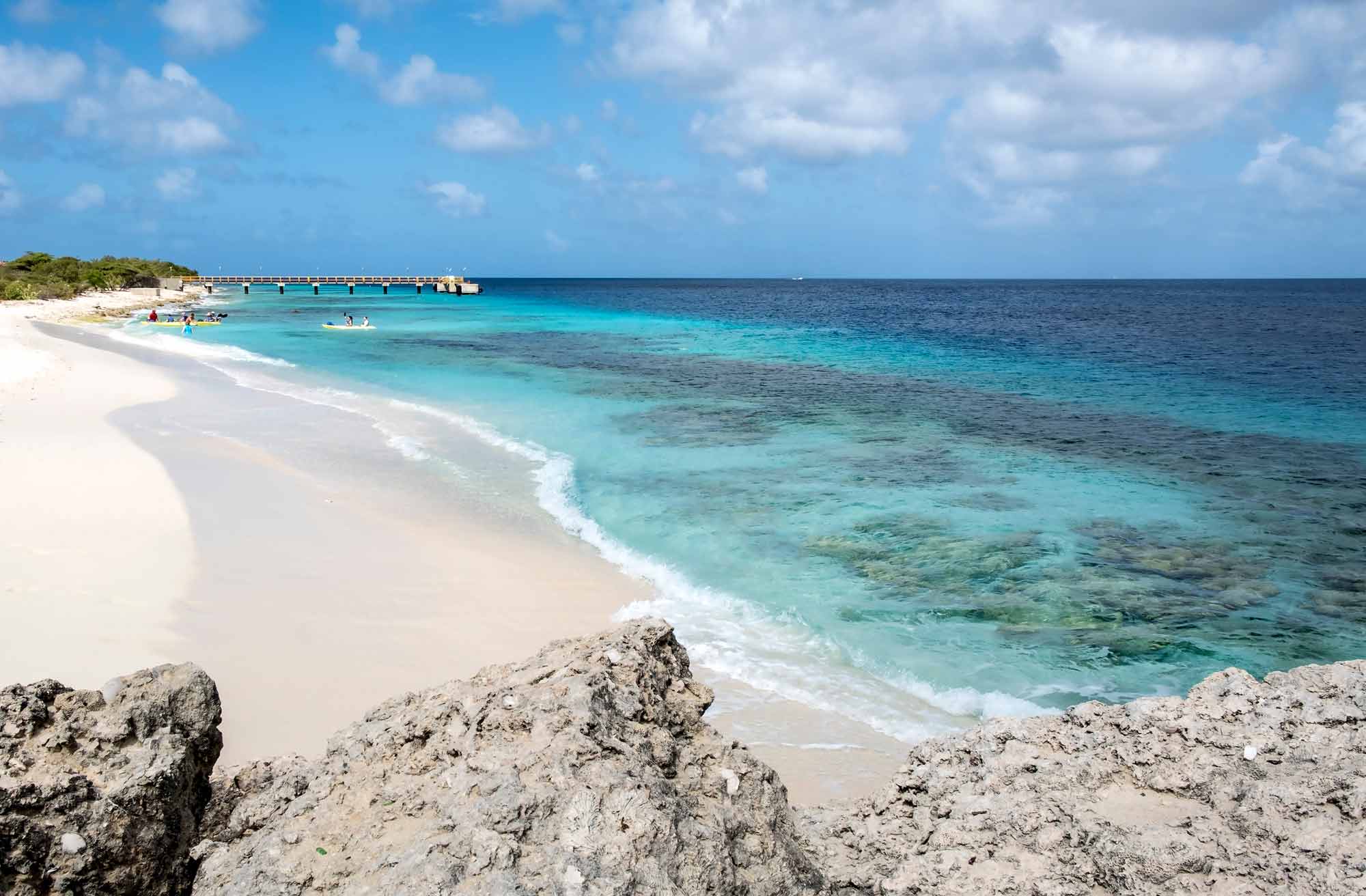 a beautiful shoreline on the edge of Bonaire