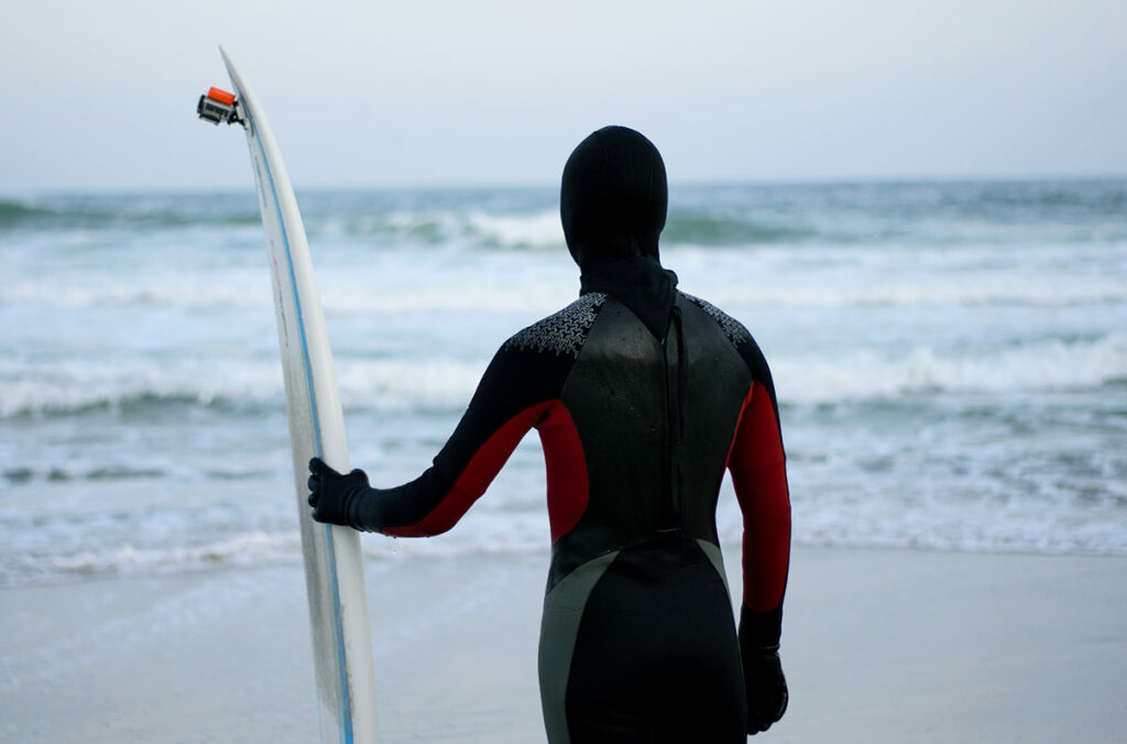 wetsuit hood surfing cold water