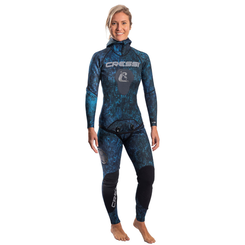 Cressi Tokugawa 2mm Unisex 2-Piece Spearfishing Suit w/Hood