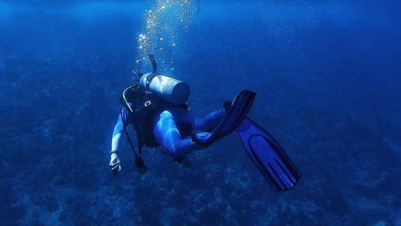 scuba diver underwater