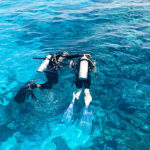 scuba divers doing certification