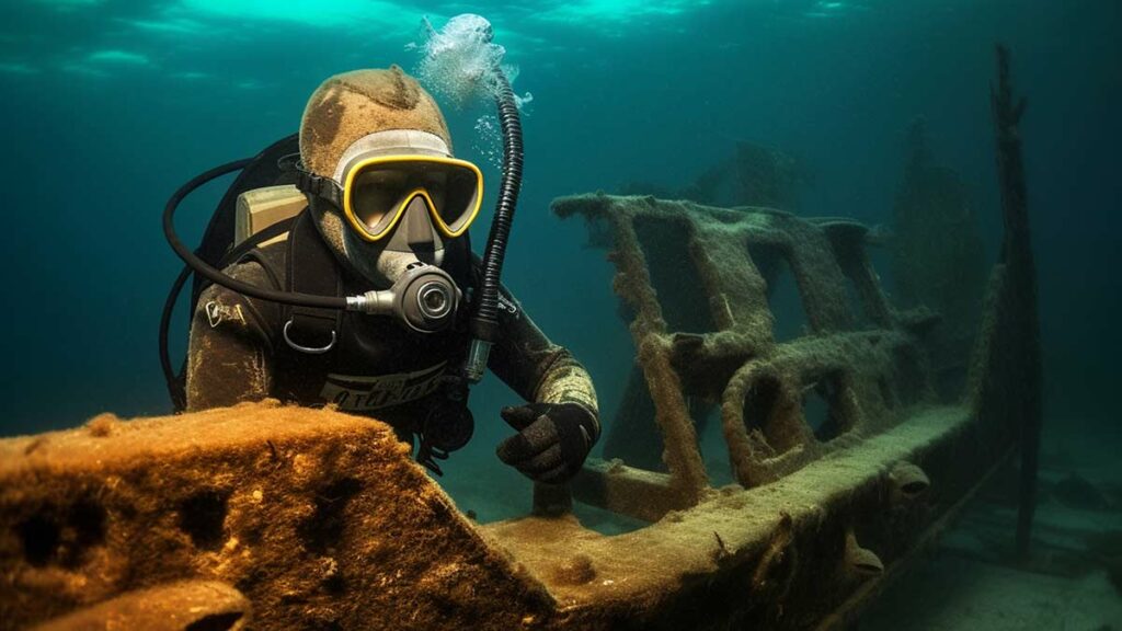 scuba diver underwater