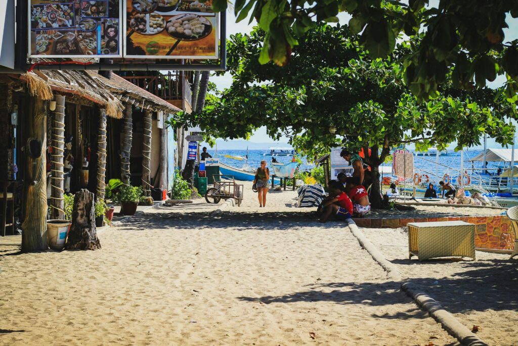 Malapascua Island, a famous destination for scuba diving in Cebu