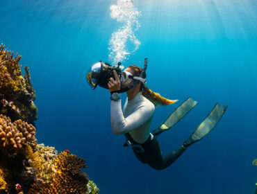 Image of a diver by Neom of unsplash