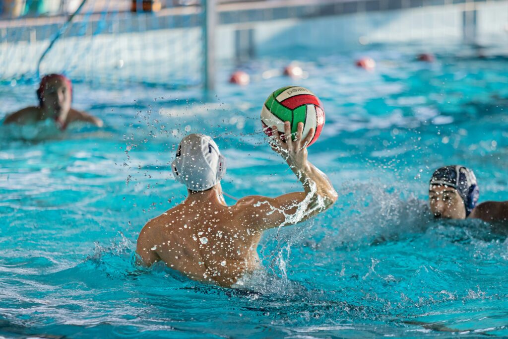 Picture of men playing Water Polo just like in Paris Olympics 2024