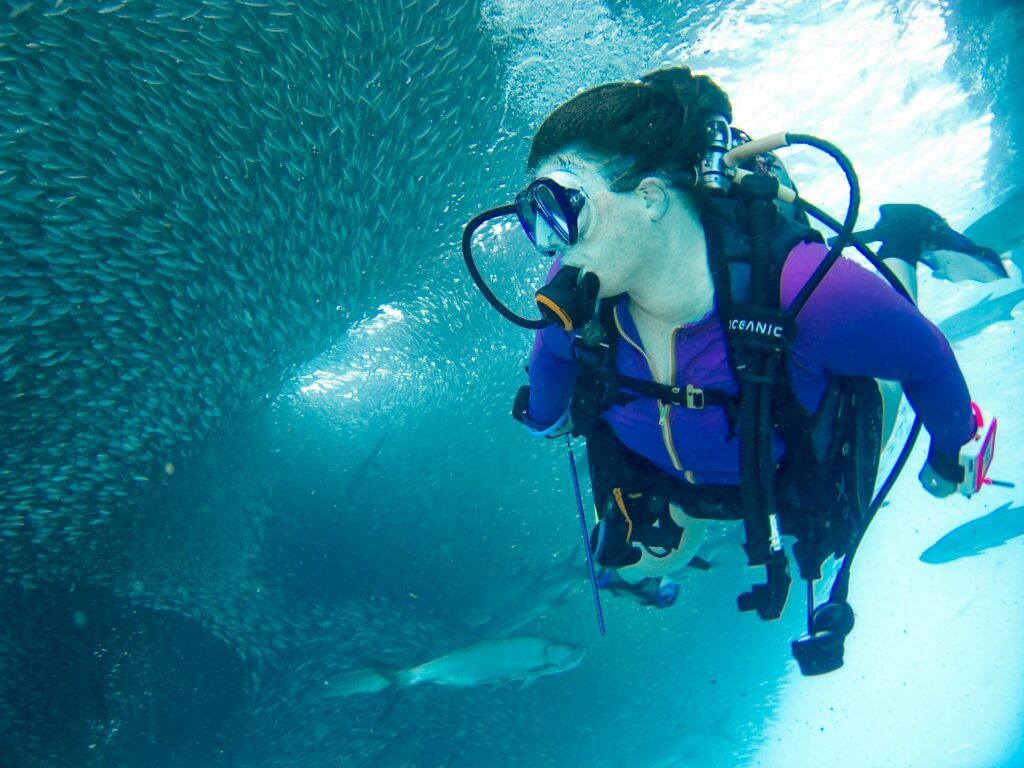 Scuba diver interested in PADI Women's Dive Day 2024