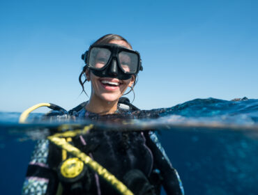 Scuba diver who uses the 120 rule