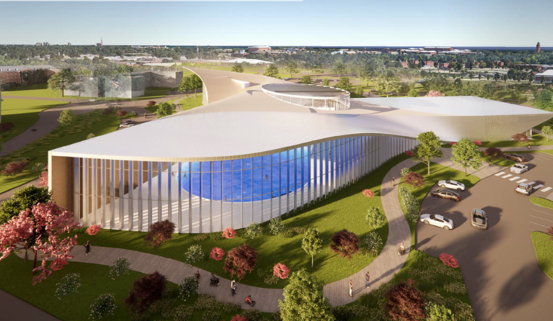 prospective photo of the planned Diveheart Deep Pool Project