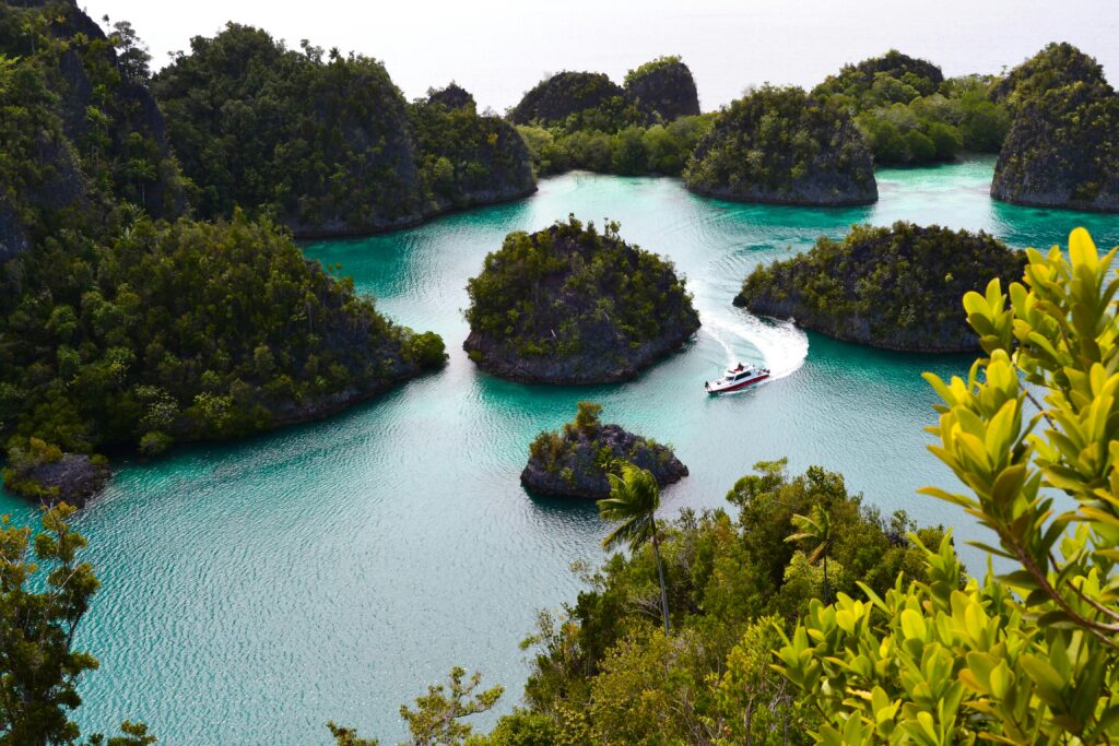 a top liveaboard destination aerial view