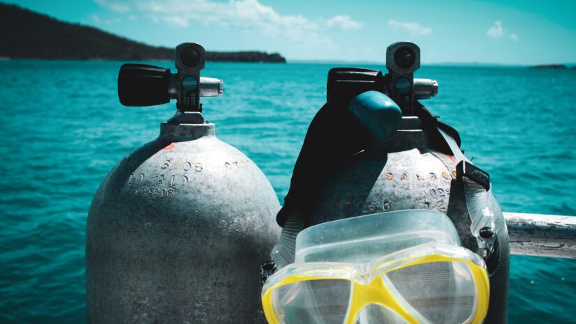 a photo of dive gear
