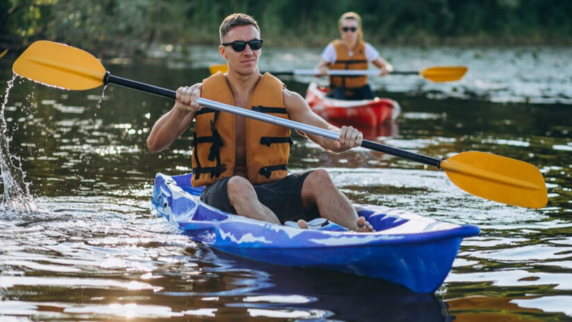 kayak diving