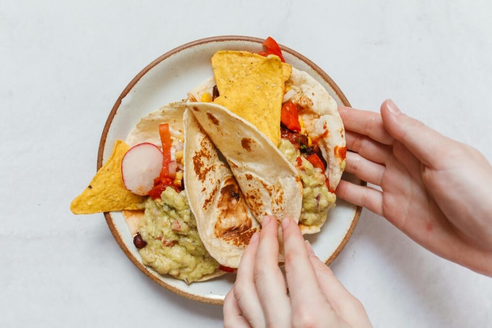 scrumptious lobster taco recipe on a plate