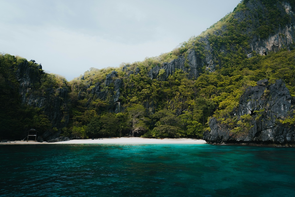 Palawan beach in the Philippines