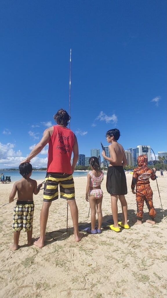 Kai and his children