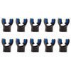 Ultra Black Silicone Mouthpiece Blue