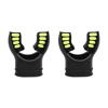 Ultra Black Silicone Mouthpiece Yellow