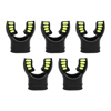 Ultra Black Silicone Mouthpiece Yellow