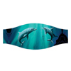 Seascapes Mask Strap Cover Dolphins Under Water