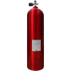 Catalina 80 Cubic Foot Aluminum Tank with Pro Valve Electric/Red