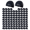 Aqua Sphere Plain Silicone Swimming Cap Black/White