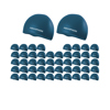 Aqua Sphere Plain Silicone Swimming Cap Dark Green/White