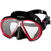 Atomic Aquatics Sub-Frame Mask, Black Skirt Red