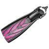Atomic Aquatics HEC Open Heel Split Fins with Spring Strap Fuchsia