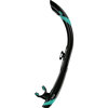 Atomic Aquatics SV2 Semi-Dry Snorkel Black/Aqua