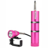 Bigblue 4000 Lumens Narrow Beam Canister Light with EOS Cord, Back Mount Pink