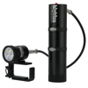 Bigblue 7000 Lumens Dual-Beam Canister Light with EOS Cord, Side Mount Black