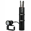 Bigblue 7000 Lumens Dual-Beam Canister Light with EOD Cord, Back Mount Black