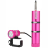 Bigblue 7000 Lumens Dual-Beam Canister Light with EOS Cord, Back Mount Pink