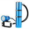 Bigblue 7000 Lumens Dual-Beam Canister Light with EOD Cord, Side Mount Blue