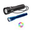 Bigblue AL1300WP & AL250 Dive Light Combo Pack with Rainbow Clip AL250 Blue