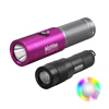 Bigblue AL1800NP and AL450NM-II Tail Dive Light Combo Pack with 8-Color Easy Clip Black/Pink