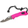 Blue Reef Scuba Titanium Folding Knife Pink