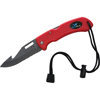 Blue Reef Scuba Titanium Folding Knife Red
